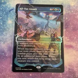 All-Out Assault (Showcase) *FOIL* - Tarkir: Dragonstorm (TDM) - MTG - #405 - Image 1