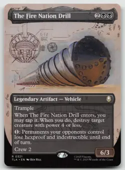 The Fire Nation Drill (Borderless) R Normal Avatar: The Last Airbender 321 NM - Image 1