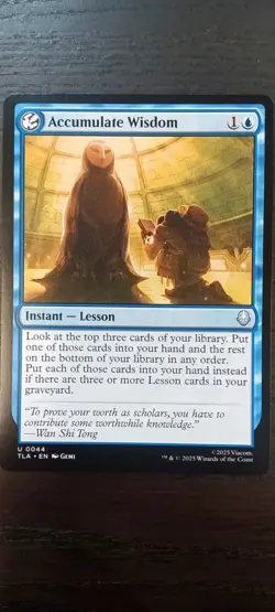 Accumulate Wisdom mtg - Image 1