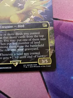 Choco, Seeker of Paradise 569 Borderless Chocobo Track Foil Final Fantasy MTG NM - Image 4
