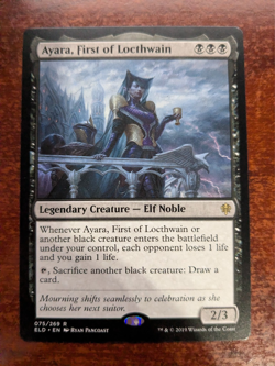 1x Ayara, First of Locthwain (ELD) MTG NM - Image 1