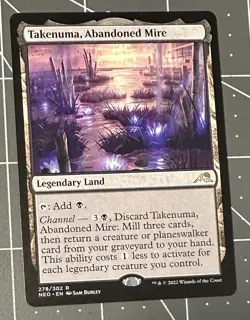 MTG Takenuma, Abandoned Mire Kamigawa: Neon Dynasty 278/302 - Image 1