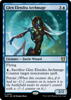 Glen Elendra Archmage Commander: Wilds of Eldraine Regular - Image 2