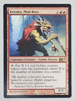 Krenko, Mob Boss #138 (Foil) M13 Magic The Gathering MTG - Image 1