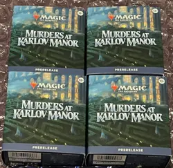 Murders at Karlov Manor Prerelease Box Sealed [Set of 4] - Image 1