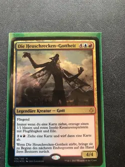 The Locust God - Hour of Devastation GERMAN LANGUAGE NM MTG Magic the Gathering - Image 1