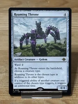 MTG - Roaming Throne. Lost Caverns of Ixalan. Rare Colourless Artifact Creature. - Image 1