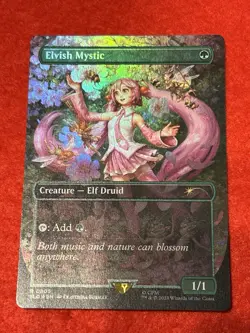 MTG Elvish Mystic Foil Hatsune Miku Secret Lair 805 - Image 1