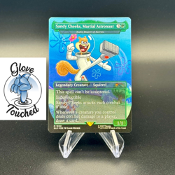 Sandy Cheeks, Martial Astronaut 1930 Rainbow Foil NM MTG Secret Lair x Spongebob - Image 1