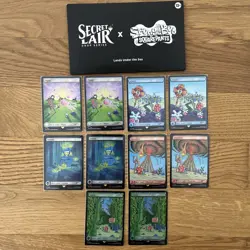 Secret Lair x SpongeBob SquarePants: Lands Under the Sea | Non Foil | Set | MTG - Image 1