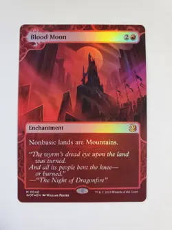 Blood Moon - Foil - WoE Enchanting Tales - Near Mint - MTG - Image 1