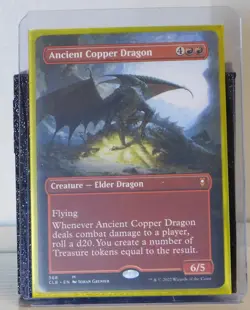 Magic The Gathering - Ancient Copper Dragon (Borderless) - Image 2