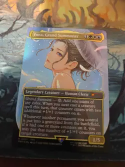 Yuna, Grand Summoner (Borderless) WPN & Gateway Promos Foil, Near Mint - Image 1