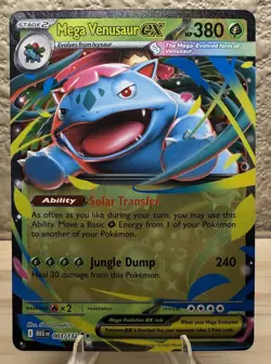 Mega Venusaur ex 003/132 - Mega Evolutions - Pokemon TCG - Double Rare - Image 1