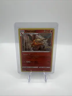 Charizard 10/78 Pokemon TCG Sword & Shield Pokemon GO Holo Rare NM - Image 4
