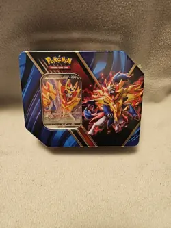Pokemon TCG 2020 Legends of Galar Tin Factory‑Sealed - Featuring Zamazenta V - Image 1
