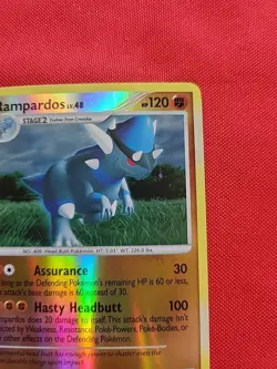 Pokemon: Rampardos #33/123 Reverse Holo Rare Mysterious Treasures 2007 - LP -H22 - Image 5