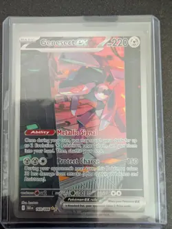 Genesect EX #169/086 Pokemon TCG Black Bolt Illustration Rare IR Gem Mint/Mint - Image 1
