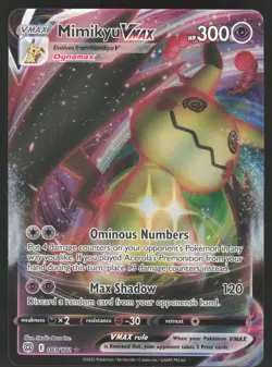Mimikyu VMAX 069/172 Ultra Rare Pokemon TCG Brilliant Stars NM - Image 1
