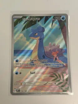 Pokemon TCG Pokemon Misty's Lapras Lapras Holo Pokemon 194 - Image 1