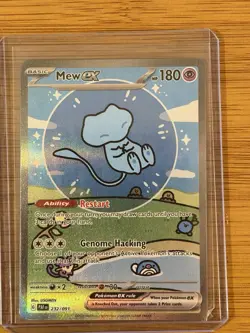 Pokemon TCG Bubble Mew EX 232/091 Special Illustration Rare - Image 1