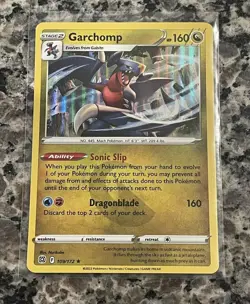 Pokemon TCG Garchomp Sword & Shield: Brilliant Stars 109/172 Holo Holo Rare - Image 1