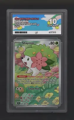Shaymin 185/182 - Ace 10 - Illustration Rare - Destined Rivals - Pokemon TCG - Image 1
