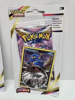 Lost Origin Pokemon Checklane Blister Packs Croagunk & Scorbunny SEALED/NEW - Image 3