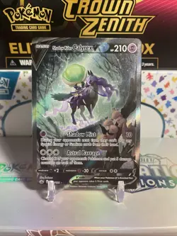 Pokemon TCG Chilling Reign #172/198 Shadow Rider Calyrex V (Alternate Art) NM - Image 1