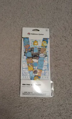 Pokemon Center NAIC 2025 Exclusive Psyduck & Wooper Mini Pins & Lanyard - NEW - Image 1
