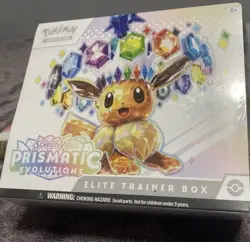 Pokemon TCG Prismatic Evolutions ETB Factory Sealed! Eevee New - Image 1