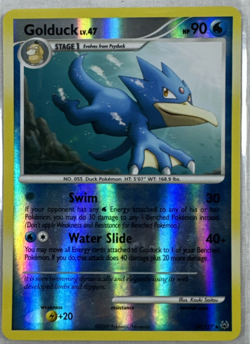 Pokemon TCG Golduck - 29/127 - Rare - Reverse Holo Lightly Played Platinum - Image 1