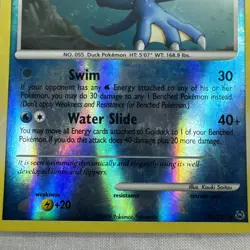 Pokemon TCG Golduck - 29/127 - Rare - Reverse Holo Lightly Played Platinum - Image 5