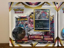 Pokemon TCG: Lost Origin Sword & Shield 3-Pack Blister - Sealed - Set Of 2 - Image 2