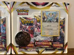 Pokemon TCG: Lost Origin Sword & Shield 3-Pack Blister - Sealed - Set Of 2 - Image 3