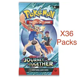 Pokemon TCG: Scarlet & Violet JOURNEY TOGETHER 36 Sealed Booster Packs SV09 - Image 1