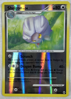 Pokemon TCG Shelgon 48/99 Uncommon Arceus Reverse Holo LP - Image 1