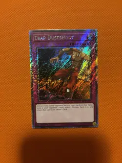 Yugioh! Trap Dustshoot RA04-EN121 Platinum Secret Rare 1st Edition Near Mint - Image 2