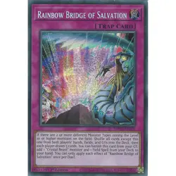 Yu-Gi-Oh Rainbow Bridge of Salvation MP22-EN270 Prismatic Secret Rare 1st Ed. - Image 1