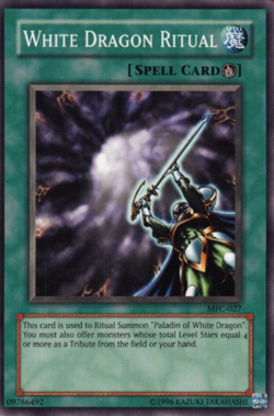 White Dragon Ritual - MFC-027 - Common - Unlimited Edition - Damaged - Image 1