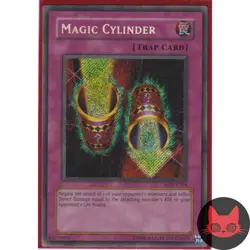 Yugioh Magic Cylinder LON-E104 Secret Rare LP - Image 1