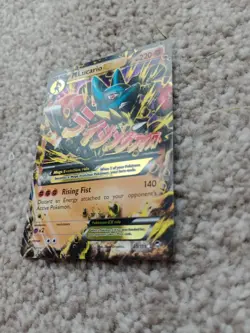 Pokemon TCG Mega Lucario EX Furious Fists Ultra Rare Card 55/111 LP Condition - Image 4