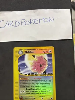 Pokemon Card Clefable 7/165 Expedition-Eng-Holo Reverse-Exc/Nm! - Image 2