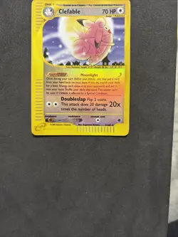 Pokemon Card Clefable 7/165 Expedition-Eng-Holo Reverse-Exc/Nm! - Image 3