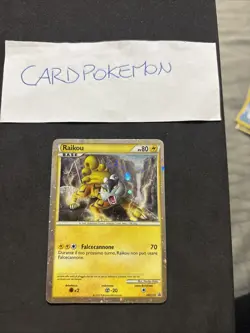 Pokemon Card RAIKOU HGSS19 Promo - Holo-Ita-Nm! - Image 1