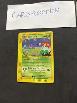 Pokemon Card Bellossom H5/H32-Set Aquapolis-swirl-Eng-holo-nm! - Image 1