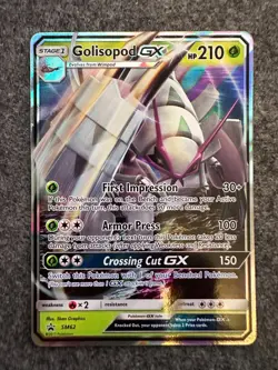 Pokemon Card Golisopod GX SM62 Holo Sun & Moon Black Star Promo NM - Image 1