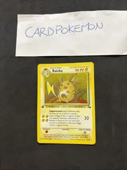 Pokemon Card Raichu 14/62 1St - Fossil -ita-Holo-exc! - Image 1