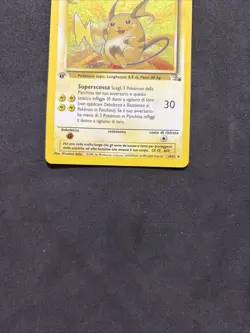 Pokemon Card Raichu 14/62 1St - Fossil -ita-Holo-exc! - Image 3