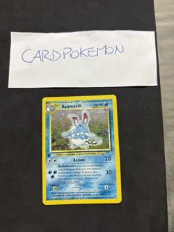 Pokemon Card Azumarill 2/111 1ST-Neo Genesis-Ita-Holo-good/Exc! - Image 1